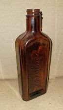 ANTIQUE BOTTLE RAWLEIGH'S AMBER GLASS PERFECT picture