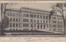 Central High School Springfield Massachusetts 1903 Postcard picture