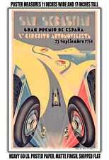 11x17 POSTER - 1934 San Sebastian Grand Prix of Spain picture
