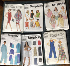 Plus Size Lot Vintage Sewing Patterns 90s 00s Simplicity Lot PP P NN 10-18 Easy  picture