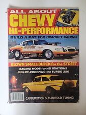 1979 ALL ABOUT CHEVY HI-PERFORMANCE MAGAZINE, YUILL BROS CAMARO picture