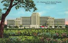 Postcard Fitzsimons U.S. General Hospital, Denver Colorado 147 Chrome Unposted picture