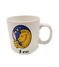 Collectible 1993 Vintage Applause Zodiac Leo Coffee Mug  Astrology Horoscope Cup picture