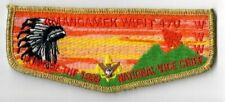 Boy Scout OA 470 Amangamek Wipit Lodge Flap 1999 National Vice Chief Gift Flap picture