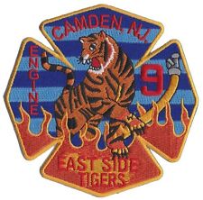 Camden, NJ Engine 9 East Side Tigers Fire Patch NEW . picture