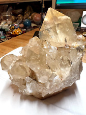 Rare Citrine Smokey Kundalini Natural Quartz Crystal From The African Congo 004 picture