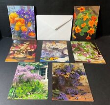 Images & Editions Blank Greeting Cards Lot (7) Photography of Beautiful Flowers picture