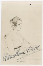 French Actress Marie-Thérèse Piérat   antique signed postcard picture
