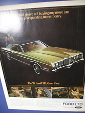1972 Ford LTD large-mag car ad - 