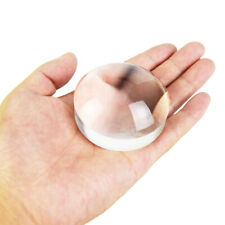 Magnifier 3X Loupe Crystal Acrylic Magnifying Glass Dome Paperweight for Reading picture