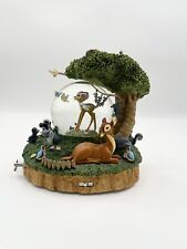 BAMBI Disney Little April Shower Musical Motion Snow Globe Rare 1942- AS IS picture