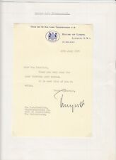 Baron George E. P. Thorneycroft, Original Autograph, Royalty, UK (L6764) picture