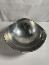 Vintage NAMBE #527 Metal-Alloy TRI-CORNER Modern Display Serving Bowl picture