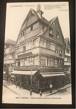 Vintage Occupational Postcard RPPC Old Norman House France Shoe Store UNUSED picture