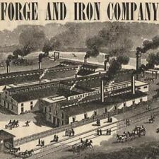 1886 BUFFALO FORGE & IRON WORKS COMPANY DE LANEY RAILROAD ENGINE MARINE est 1850 picture