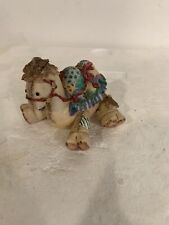 Vntg Baby Camel Figurine Patchwork “Cute As A Button” #651567 Enesco 1994 RARE picture