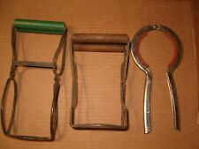 3 Pcs Vintage Mason Jar Lifter, Tongs, YO-HO, Monticello IA & Unbranded & Opener picture
