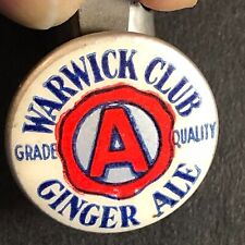 Warwick Club Ginger Ale R.I. Pencil Topper Advertising 16mm c1930's-40's VGC picture