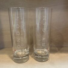 Beefeater London Dry Gin 1820 Tall Cocktail Hi-Ball Glass Barware Set Of (2) picture