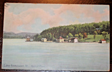 pc 1908 LAKE BOMOSEEN VT POINT OF PINES picture