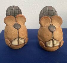 Cute Vintage Chipmunk Salt And Pepper Shakers Approximately 4 1/2” Tall picture