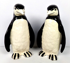 A Pair of Vintage Penguin Figurines by Mann Japan Circa 1970 picture