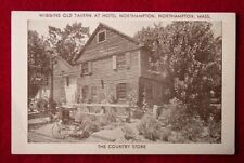 1930s? Wiggins Tavern Country Store Northampton MA Hampshire Co Postcard picture