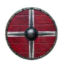 Medieval Viking Eivor Valhalla Raven Authentic Battleward Viking Shield picture