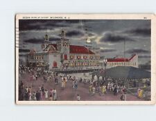 Postcard Ocean Pier at Night Wildwood New Jersey USA picture
