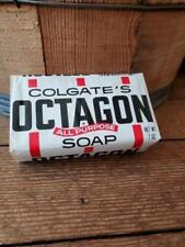 NEW Vintage Antique Colgate's Octagon All-Purpose Large Soap 7.05 oz picture