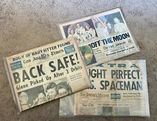 Lot of 1961 1969 LA Times + Other Newspapers Apollo Space Men Walk On Moon picture