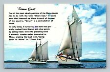 Vintage Postcard, Down East, Windjammers Off The Maine Coast picture