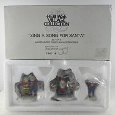 Heritage Village Collection “Sing A Song For Santa” Made For Dept 56 #5631-6 picture