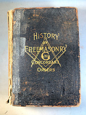 ANTIQUE HISTORY OF FREEMASONRY CONCORDANT ORDERS 1921 HASCALL MASONIC picture