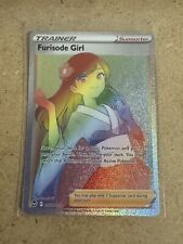Pokemon TCG Full Art Rainbow Furisode Girl 205/195 picture