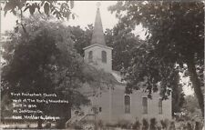 First Protestant Church Jacksonville Oregon RPPC Photo Postcard picture
