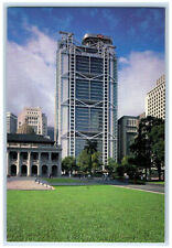 c1950's Hong Kong Bank International Headquarters Vintage Unposted Postcard picture