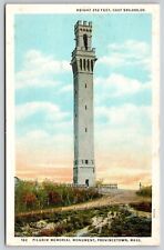Pilgrim Memorial Monument Provincetown Massachusetts Tower Historic VNG Postcard picture