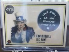 Historic Autographs 1918:End of the Great War Dog Relic Edwin Hubble  #/249 picture