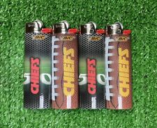 NEW 4pc LARGE size kansas city chiefs NFL football bic lighters LIMITED EDITION picture