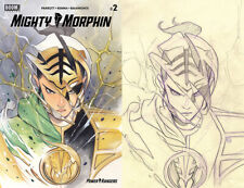 Mighty Morphin #2 Peach Momoko Foil Variant Set (C: 1-0-0) picture