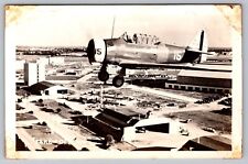 Postcard RPPC WWII US Army Fighter Plane Taking Off picture