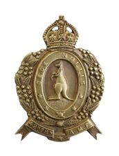 42nd Australian BN Capricornia Regiment Cap Badge Brass Metal picture