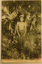 Risque Lady from Laos French  Postcard Printed in Saigon PC-11 picture