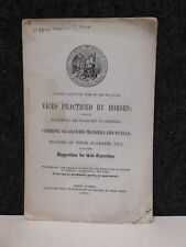 RARE  1866 AMERICAN SOCIETY FOR PREVENTION OF CRUELTY TO ANIMALS ASPCA BOOKLET picture