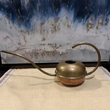 Vintage Mid-Century Brass & Copper Watering Can💖/See Details picture