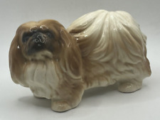 Vintage Coopercraft Pekingese Dog Statue Porcelain 7