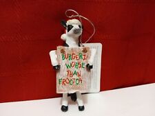 Rare 2011 Chick-fil-A Cow Ornament By Kurt Adler Nwt picture