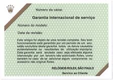 ROLEX Guarantee Certificate Service Day-Date DayDate President 1820 1823 1824 picture