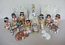 SAGEBRUSH KIDS NATIVITY GREGORY PERILLO 1985 COMPLETE SET OF  15  WITH BOXES EUC picture